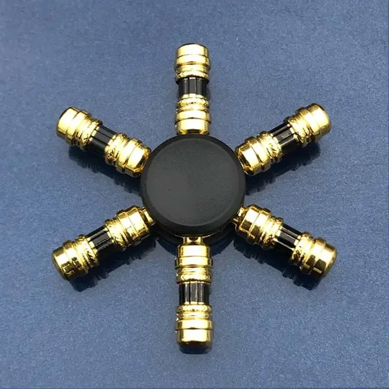 Kinderen Stress 27-vingertop Gyro-speelgoed Relief Grappig speelgoed Creativiteit Handspinnerpistool Legering Metaal Fidget King of Glory Wapenserie