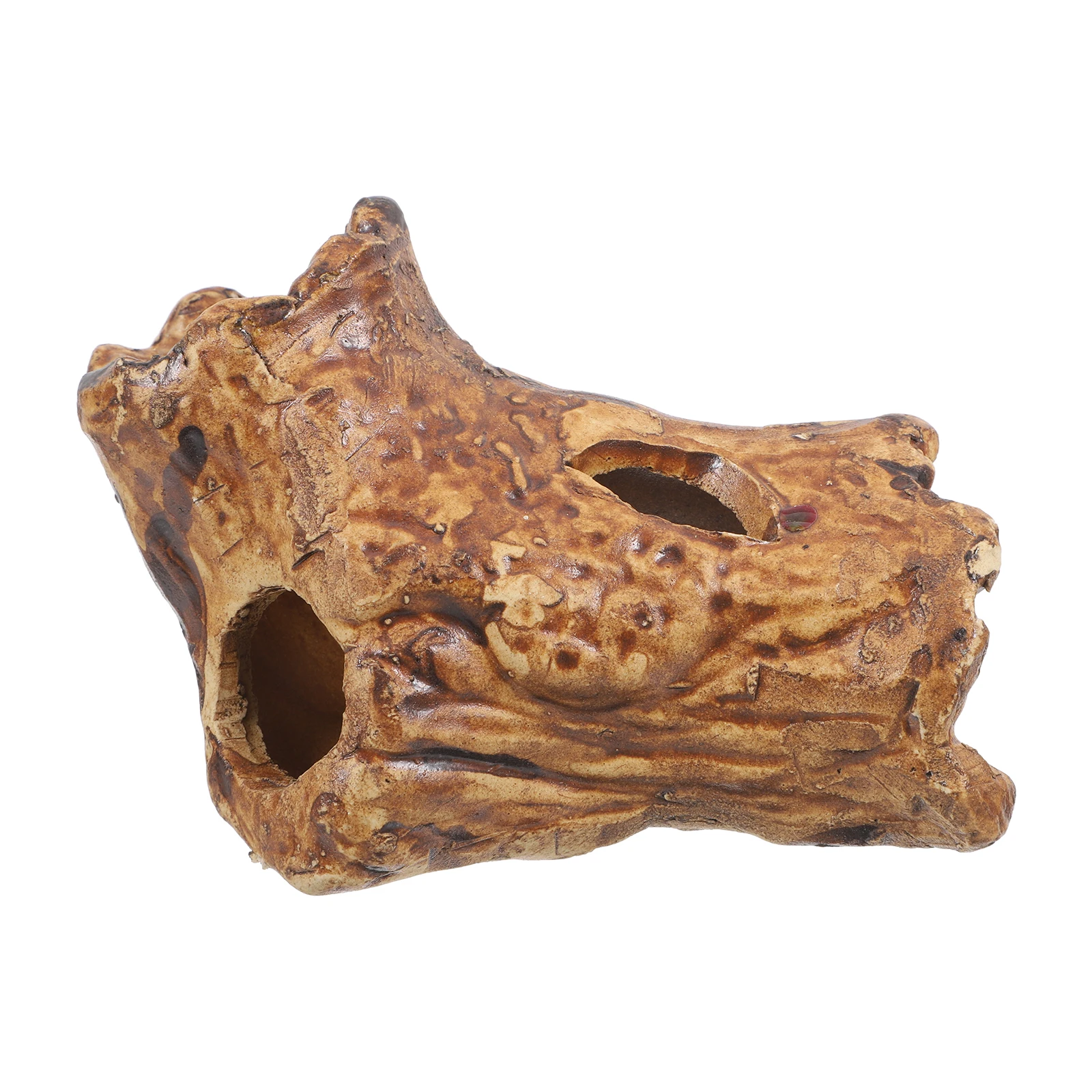 

Ceramic Aquarium Cave Breeding Shelter Turtle Tank Accessory Shelter Cave Natural Easy Clean Safe Shrimp Reptile