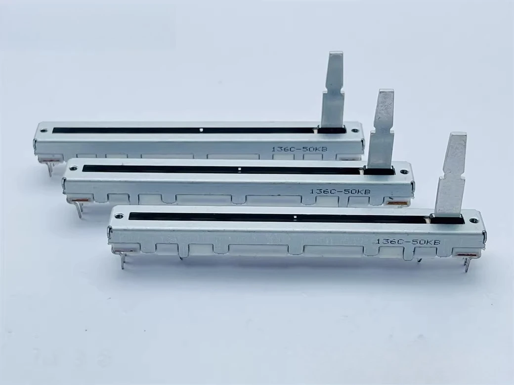 For pioneer 3000cd speed control lever alps 7.5cm long straight slide fader b50k electric slotter with midpoint 20mm 3pcs