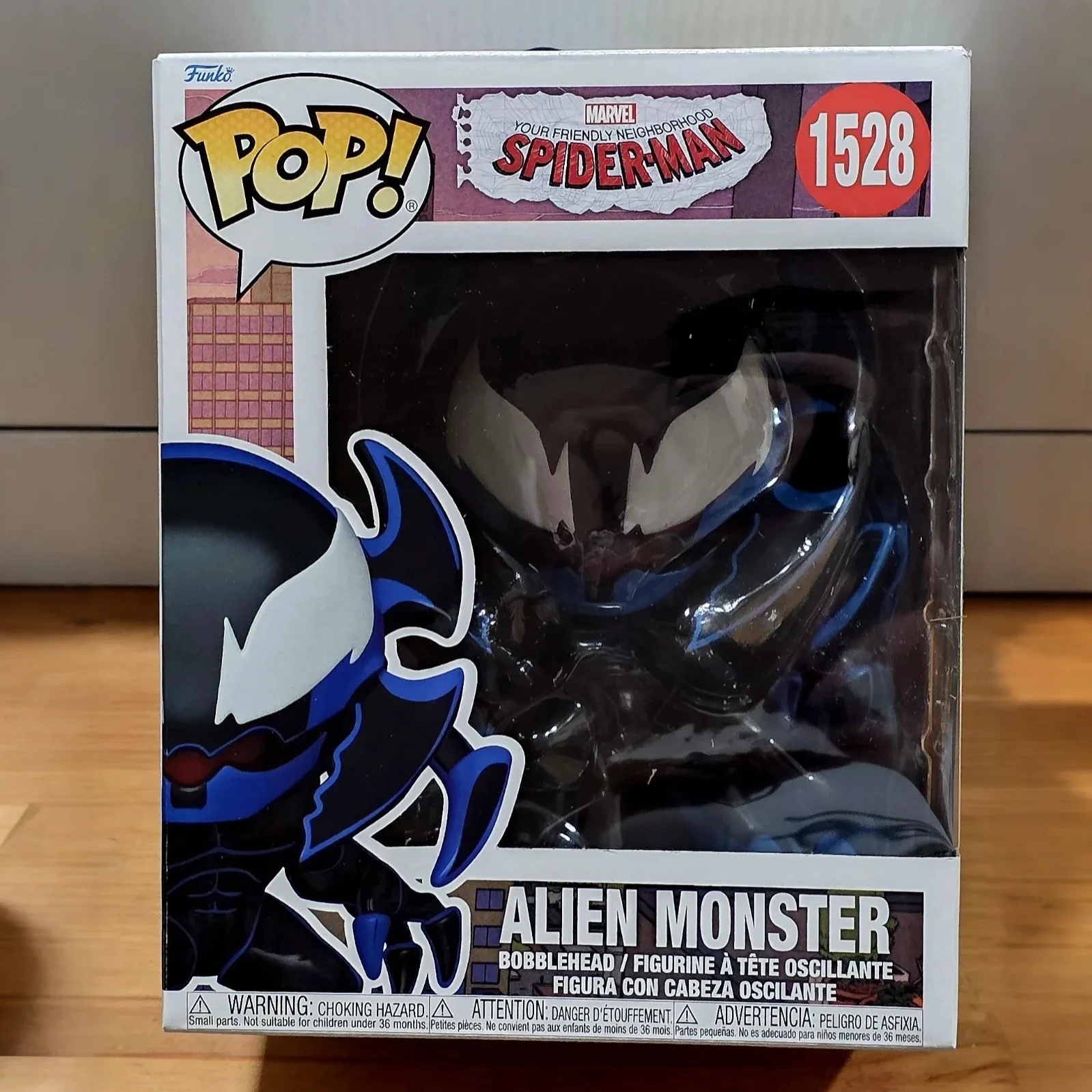 

Venom Spider Man Super Alien Monster 1528 Figure Funko Pop 5.8 inch Vinyl Figure Marvel Collectible Limited Edition Model Toy