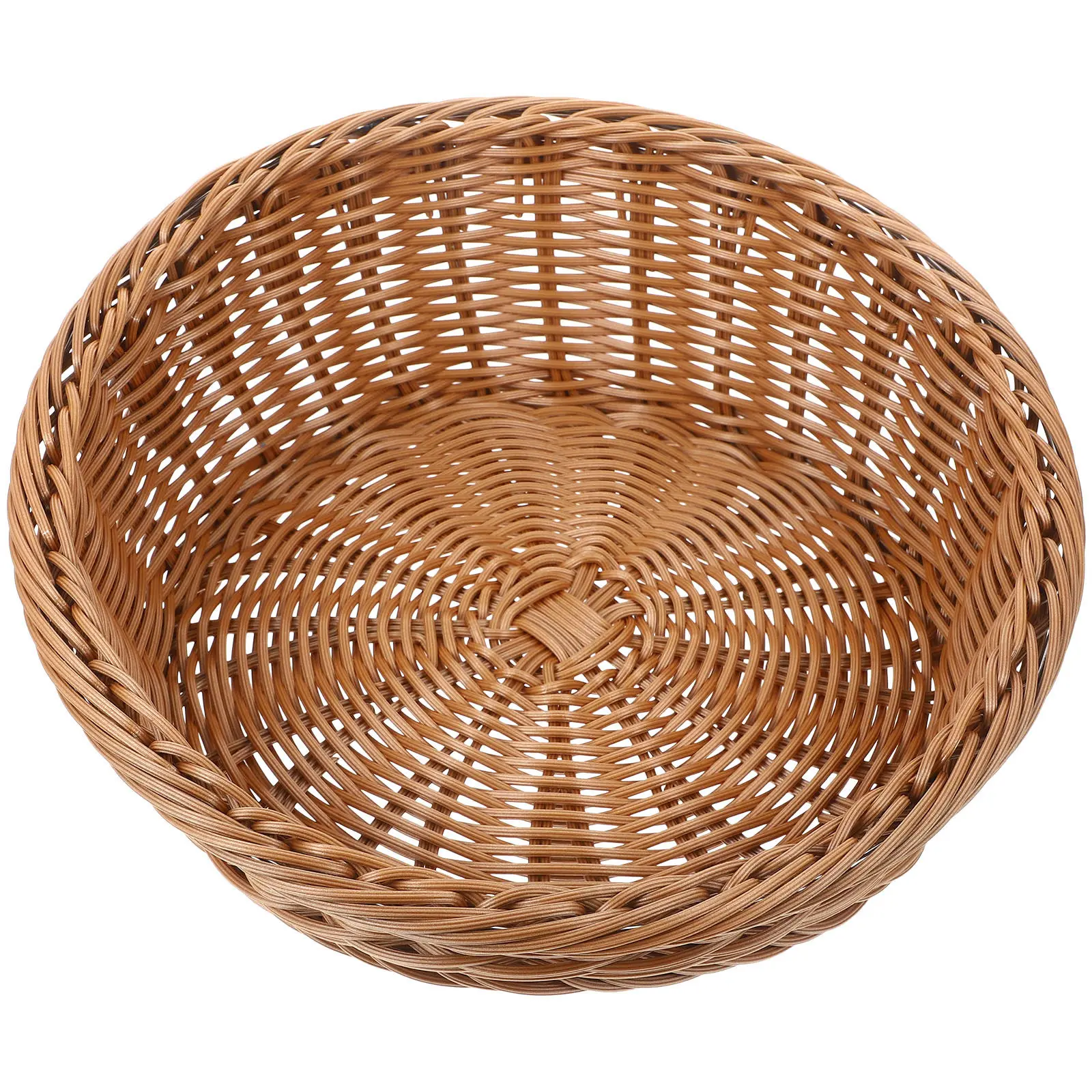 

Многофункциональная плетеная корзина для фруктов, большая емкость, органайзер для хлеба, контейнер для закусок, для вечеринок, для кухни, столовой, отеля