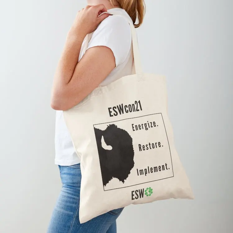 

Buffalo Head 2 ESWcon21 Tote Bag Women's bags tote bag woman tote bag custom Woman shopper