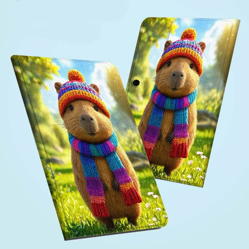 

Мультяшная капибара для OPPO Pad 2 3 4 Neo Air SE X Pro 10,36 11 11,4 11,61 12,1 13,2 дюйма 2025 складной чехол для планшета