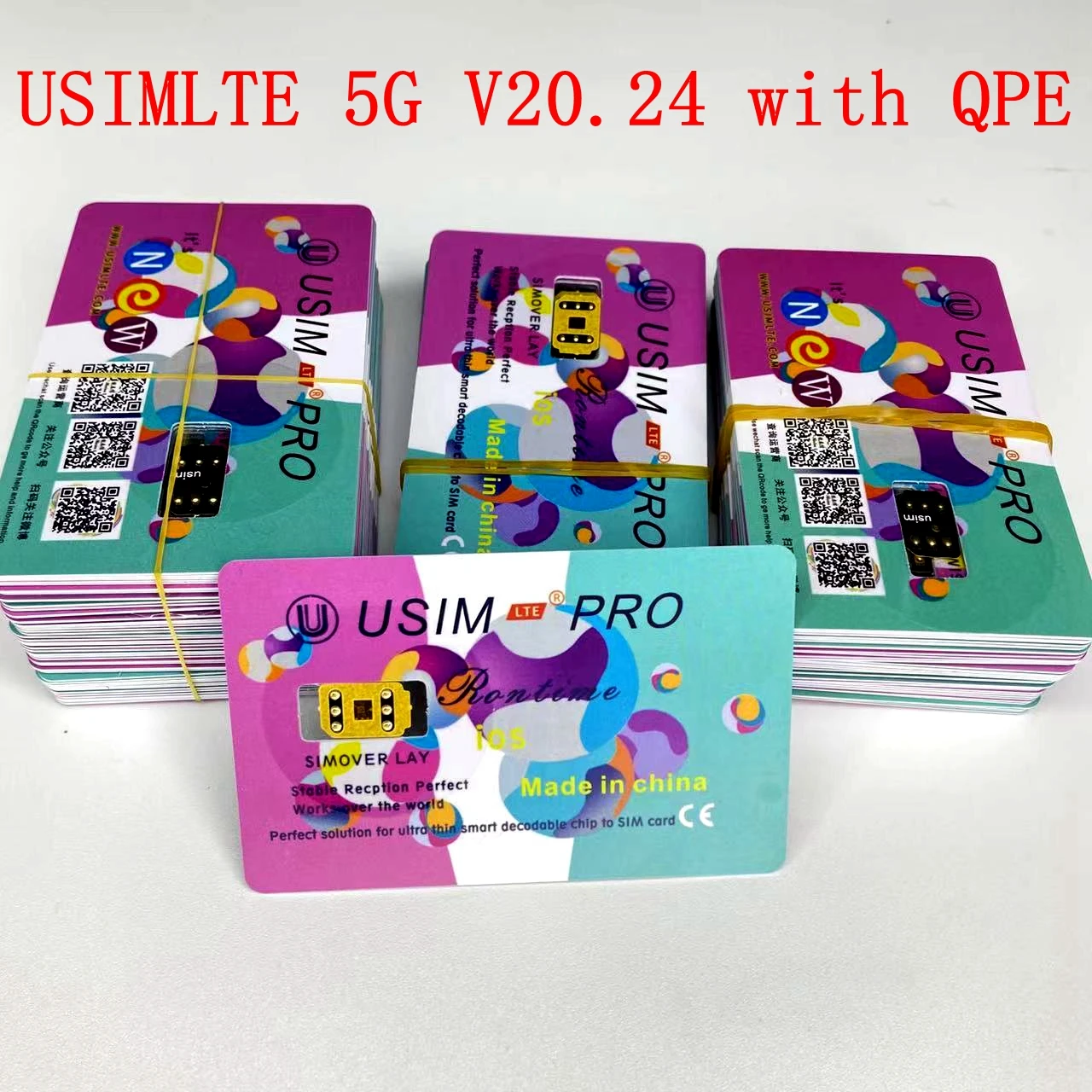 Usim LTE V20.27 with QPE  For iP12 series/13 series/14 series and IP6 to XSmax