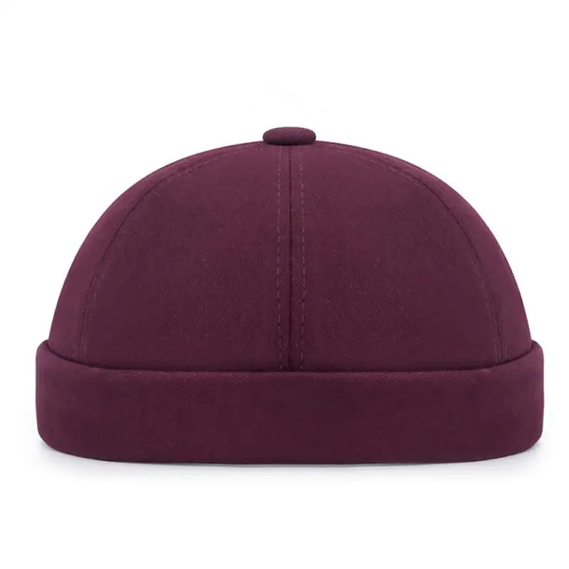 Vintage Dome Hat Mens Melon Beanie Cap Solid Color Docker Hat Unisex Adjustable Winter Hat For Women Men Bonnet Beanies