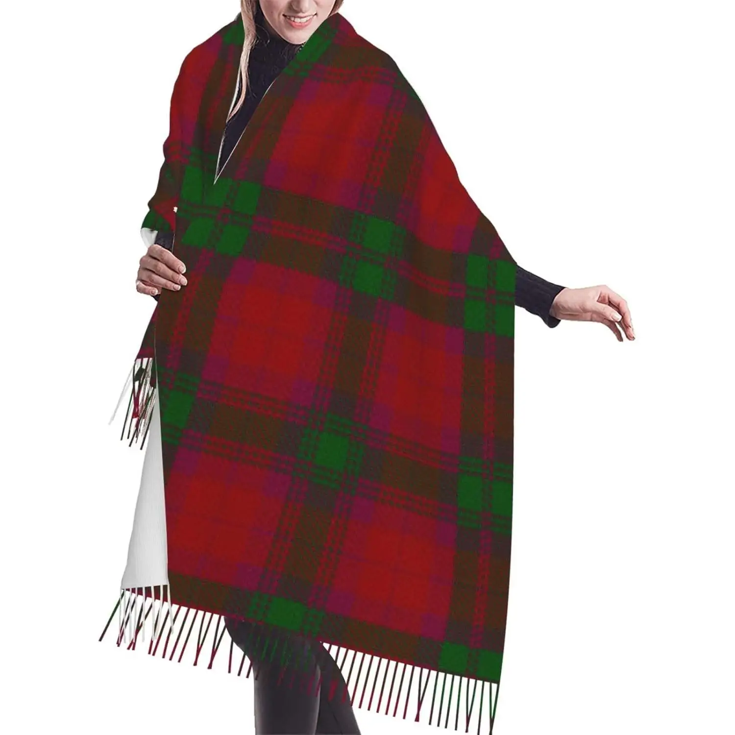 

Женская мода, кашемировый шарф с кисточкой, большой шарф, теплая праздничная шаль, накидка, шаль для подарка, женская весна-осень-зима