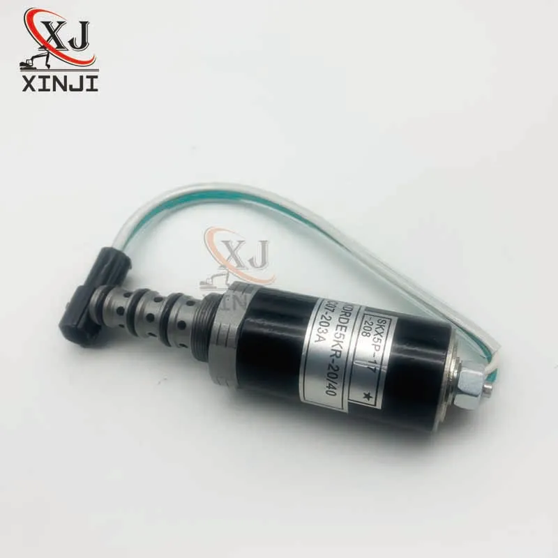 Excavator Spare Parts SY135/335 Hydraulic Pump Solenoid Valve KDRDE5KR-20/40C07-203A SKX5P-17-208 For SANY