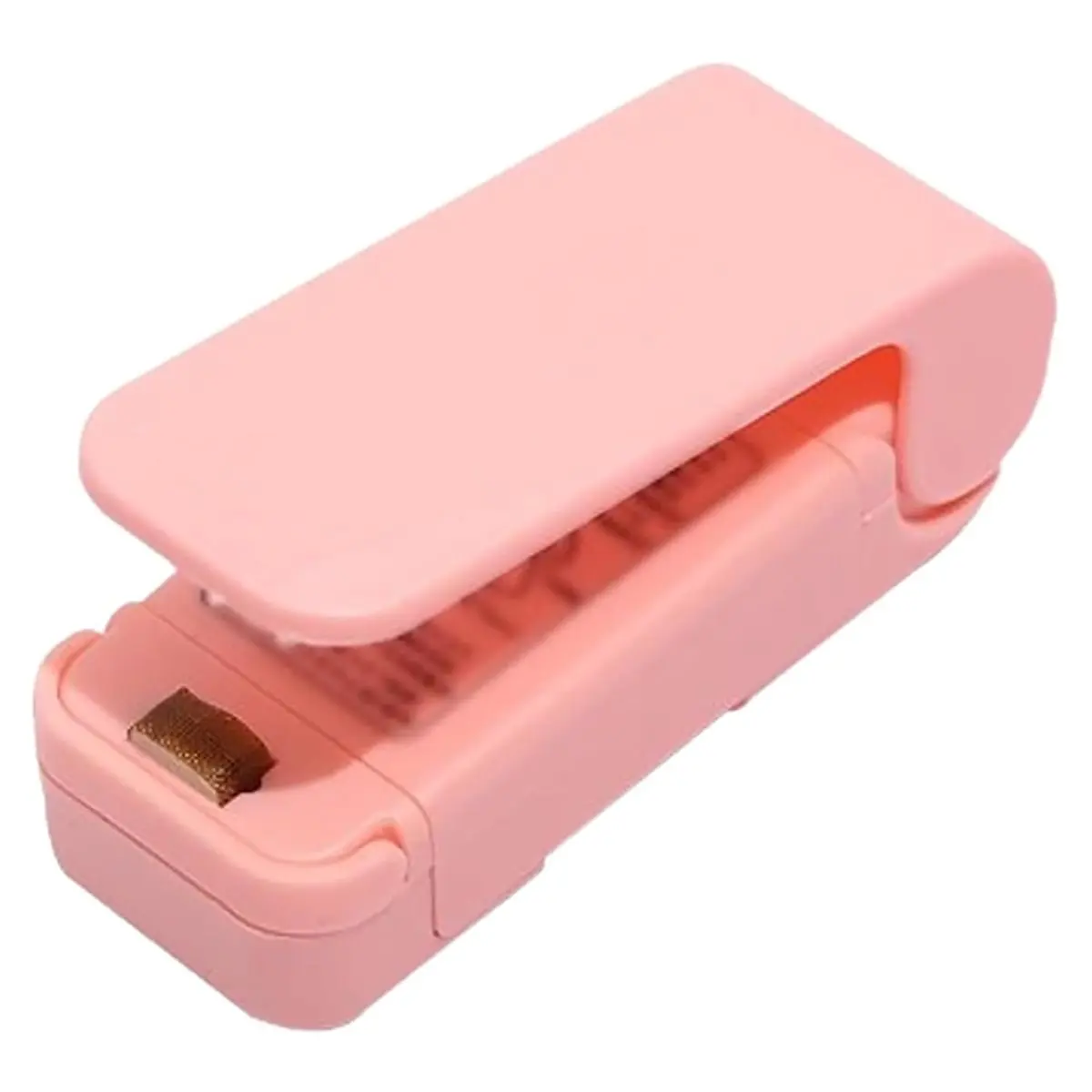 2026 New Mini Bag Sealer, Handheld Heat Vacuum Sealer and Cutter for Plastic Bags, Food Storage, and Snack Freshness (Pink, 1pcs