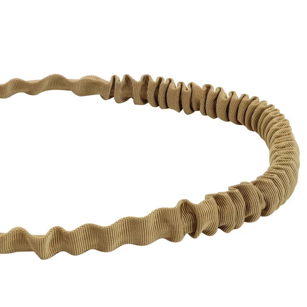 Taktische Hundeleine, verstellbar, mit Schnellverschluss, elastisches Seil mit 2 Griffen, robuste Hundeleine für den militärischen Einsatz. – Detail 5