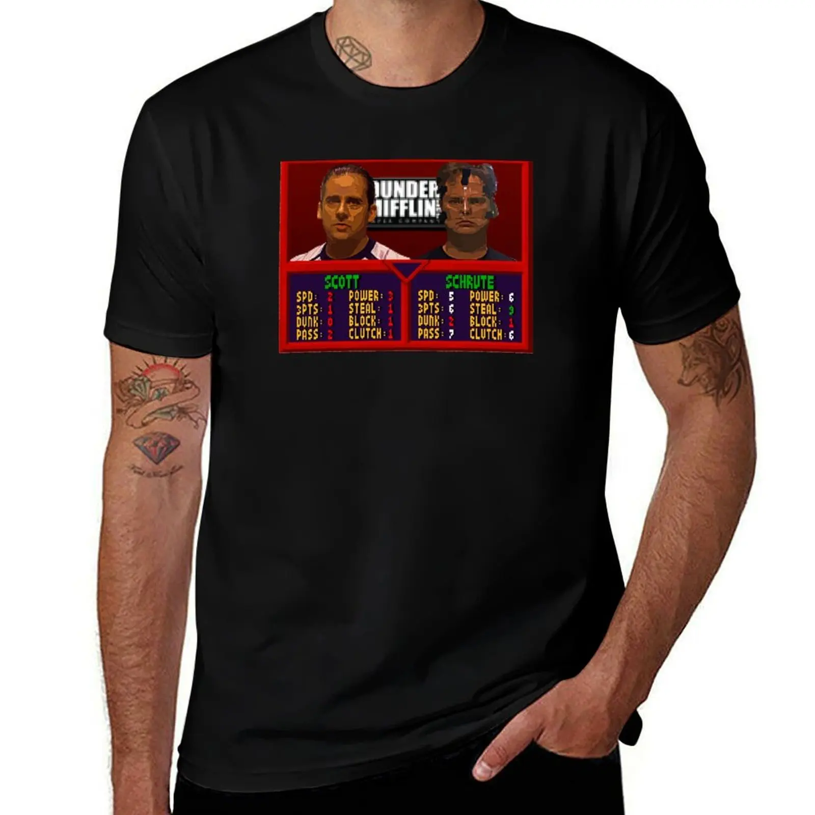 The Office Basketball T-Shirt Quick Dry Outdoor Sports T-Shirt