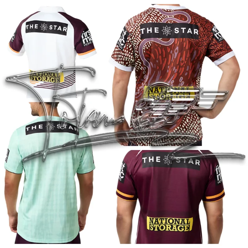 

New summer rugby jerseys for 2025, men's fitness T-shirts, T-shirts for both men and women, men's clothing T-shirts