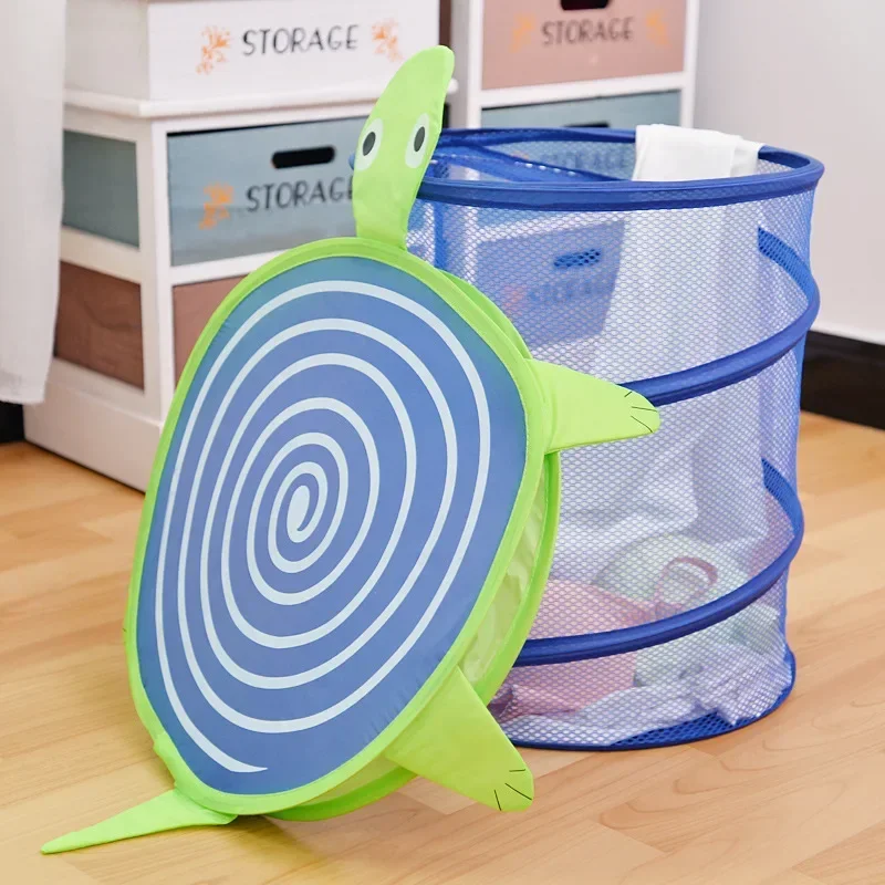 New Cartoon Foldable Storage Basket Household Dirty Clothes Or Children\'s Toys  Large Size Storage Basket