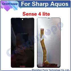 For Sharp Aquos Sense 4 Lite LCD Display Touch Screen Digitizer Assembly For Sense4Lite Repair Parts Replacement