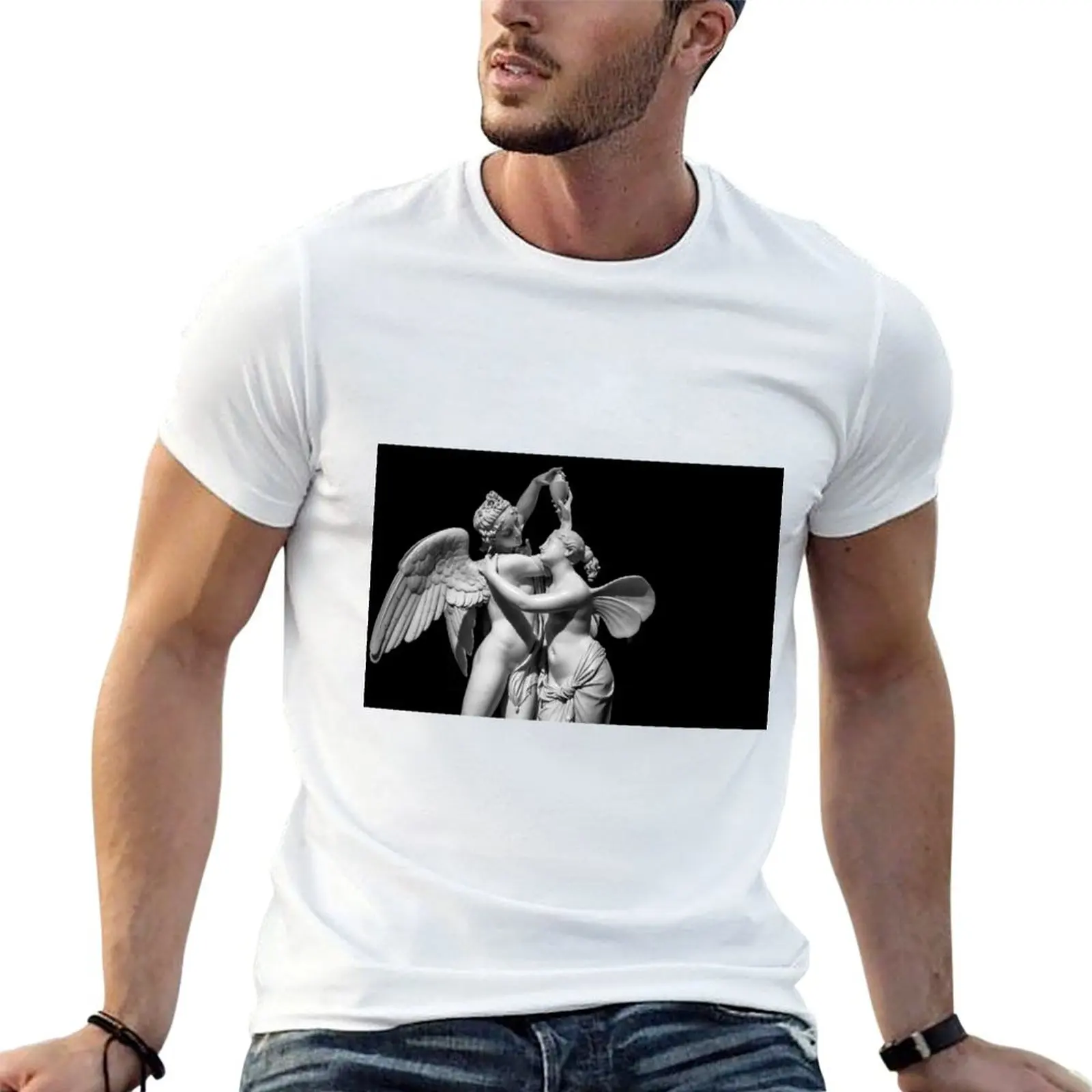 Cupid and Psyche - Amore e Psiche- symbol of eternal love, by sculptor Giovanni Maria Benzoni, 1845 T-Shirt