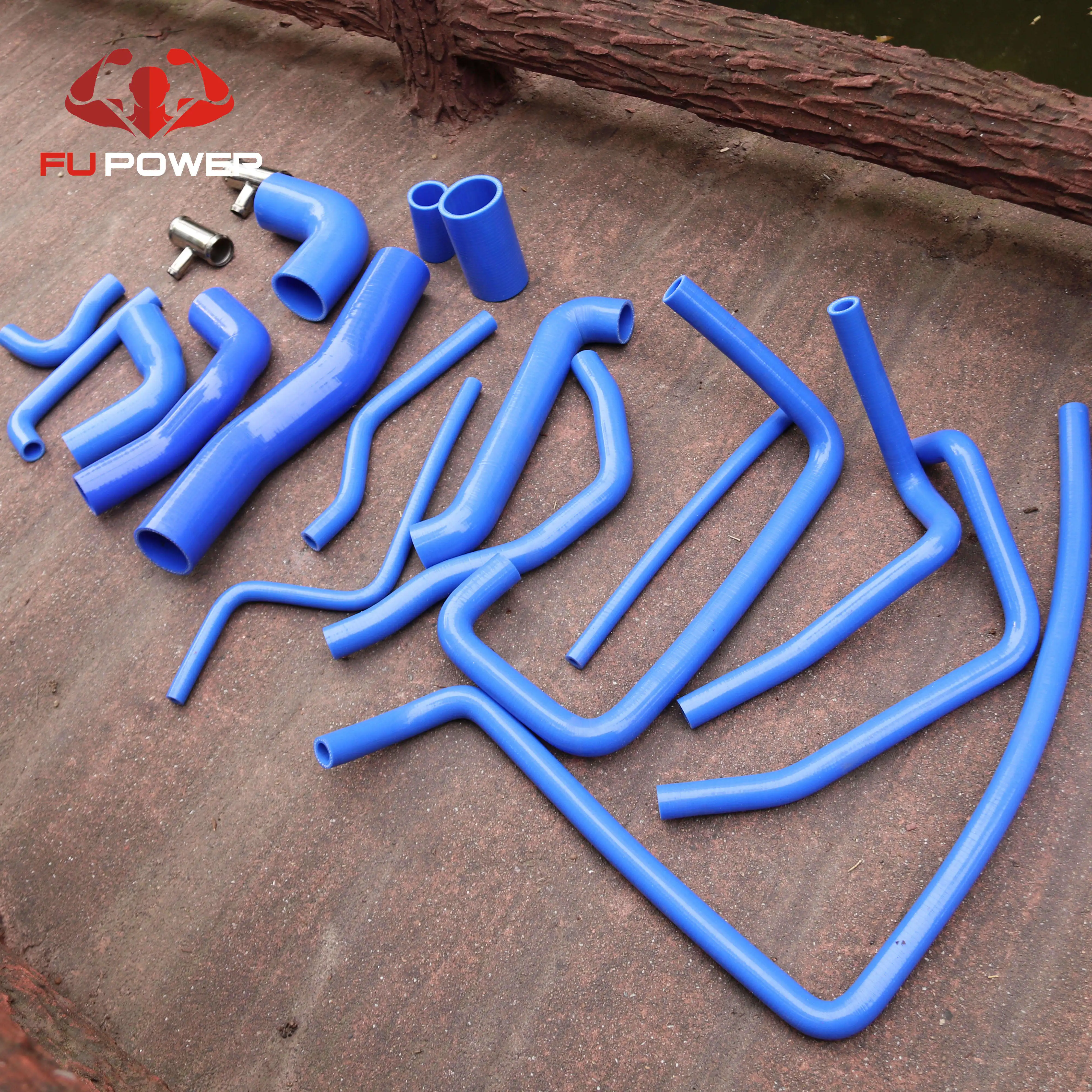 Alto rendimiento para Land Rover Defender 300 TDI 1994-1998 Kit de manguera de silicona refrigerante