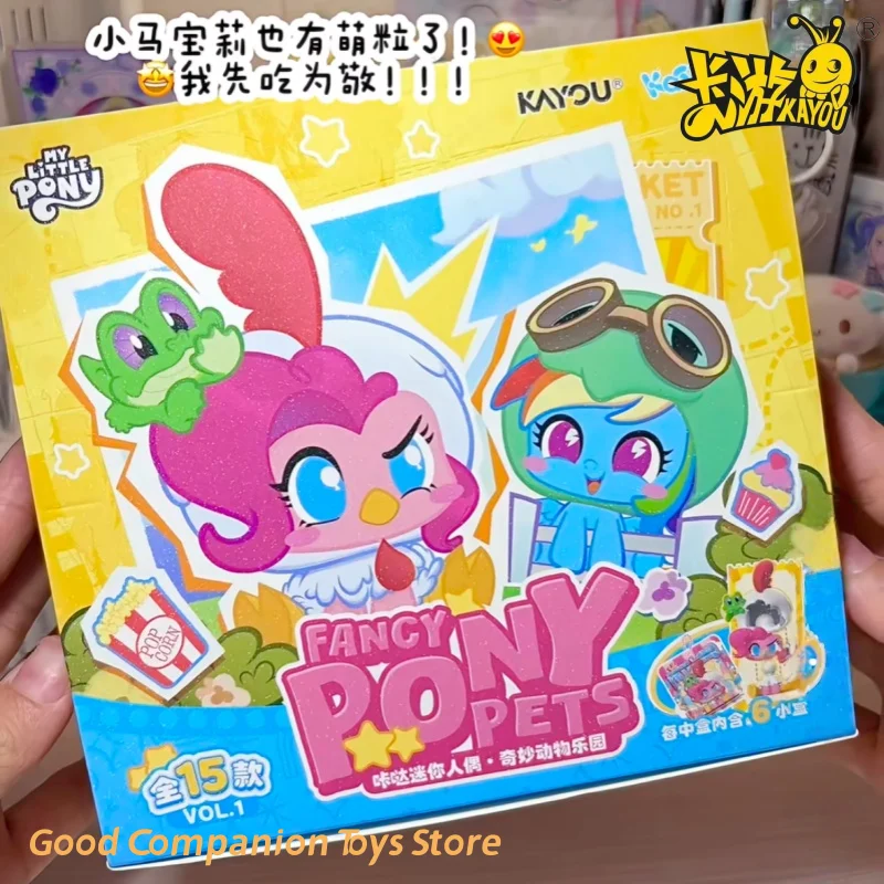 

Подлинная мини-фигурка KAYOU My Little Pony Click Pinkie Pie, слепая коробка в сборе, подвесная карта, подвесная деталь, периферийные устройства в стиле аниме, подарки