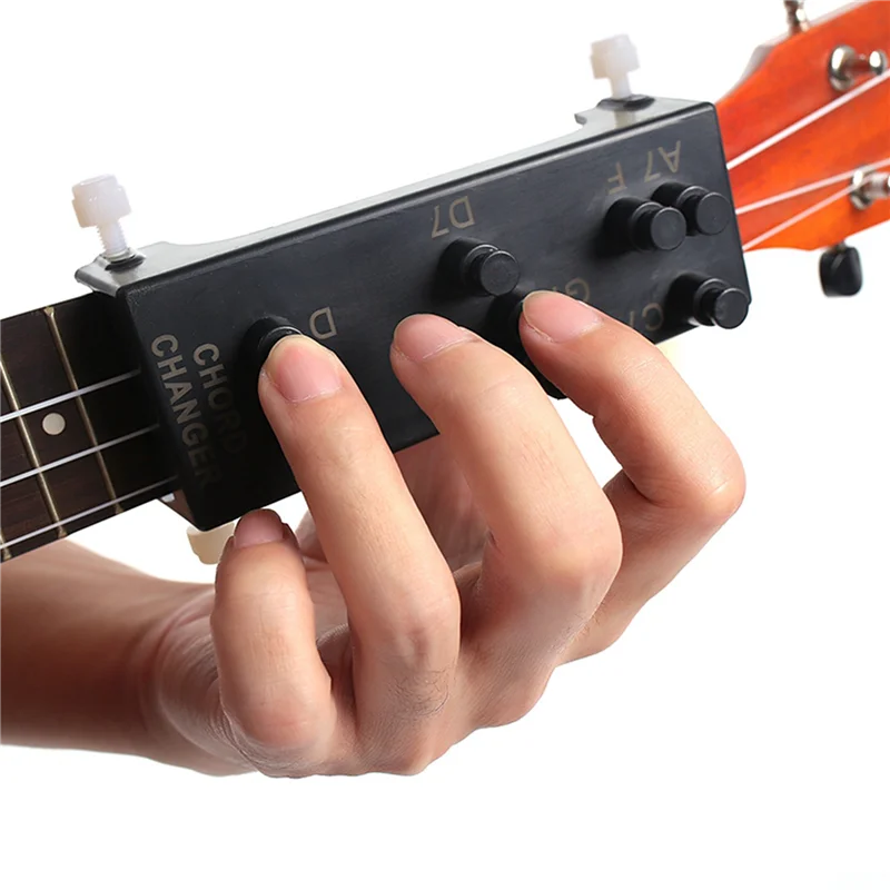 

A06F-4X Ukulele Chord Changer,Ukulele Aid Learning System Teaching Aid For Beginner
