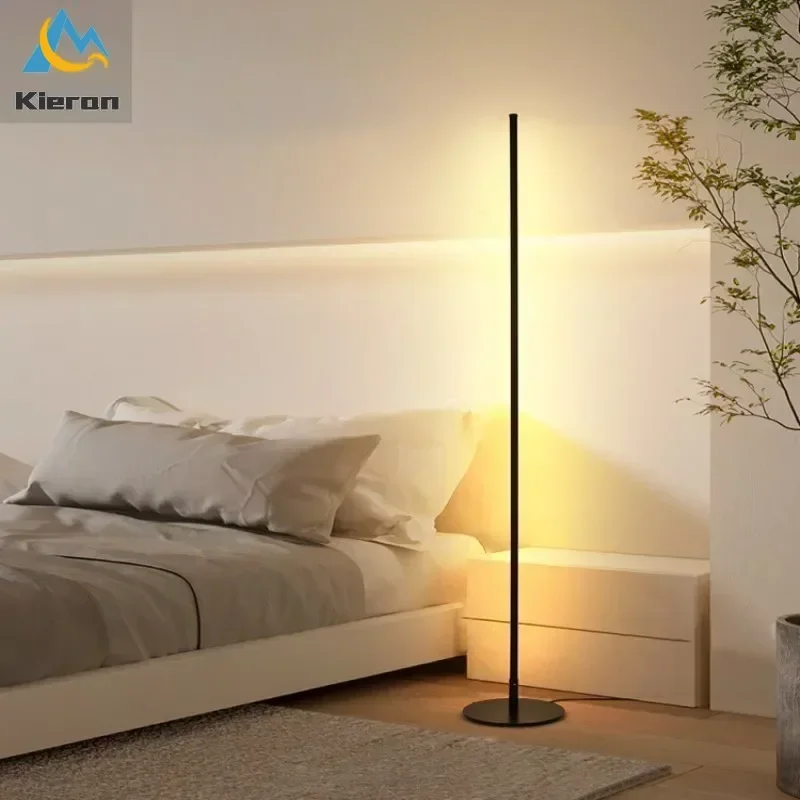 

Nordic Modern Long Strip LED Floor Lights Bedroom Study Restaurant Hotel Bedside Floor Lamps Living Room Decoration Floor Light