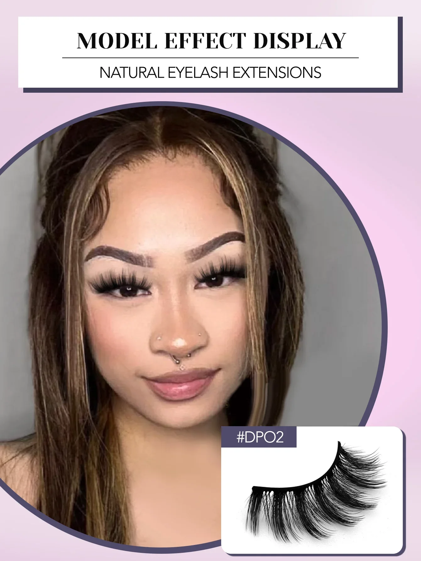 3D Natural False Lashes Cat Eye Eyelashes Fluffy Soft Cross 6 Pairs Manga Lashes Wispy Natural Eyelash Extension