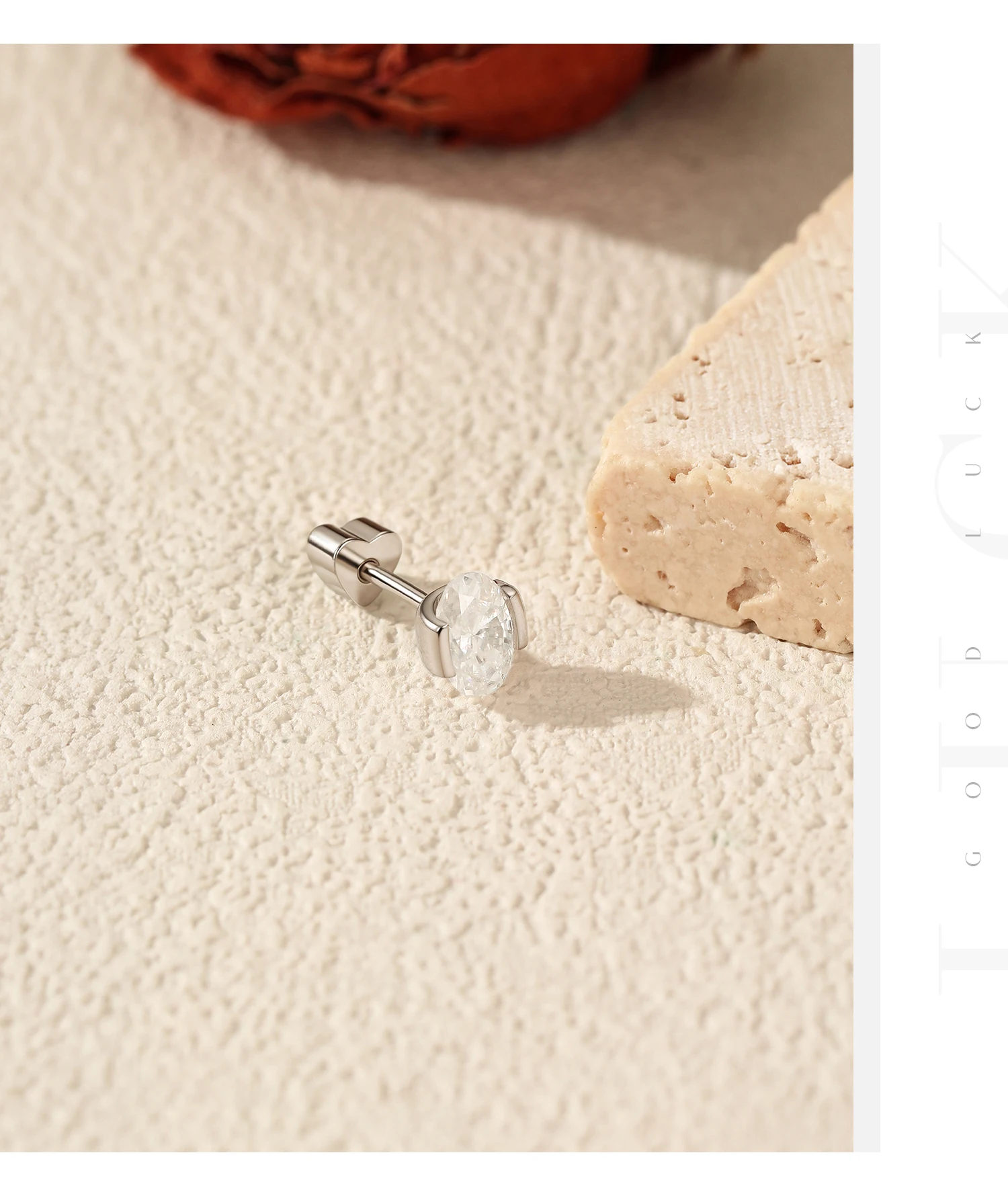 MODIAN 1PC D Moissanite Cartilage Stud 925 Sterling Stapelbare Schraub-Ohrstecker in mehreren Formen für Frauen Urlaubsschmuck – Detail 29