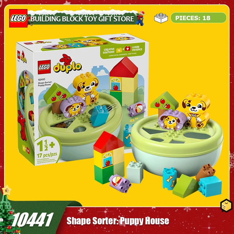 

Строительные блоки Lego, серия сокровищ 10441, домик для собак, детская сборка, строительные блоки, игрушки, рождественские подарки