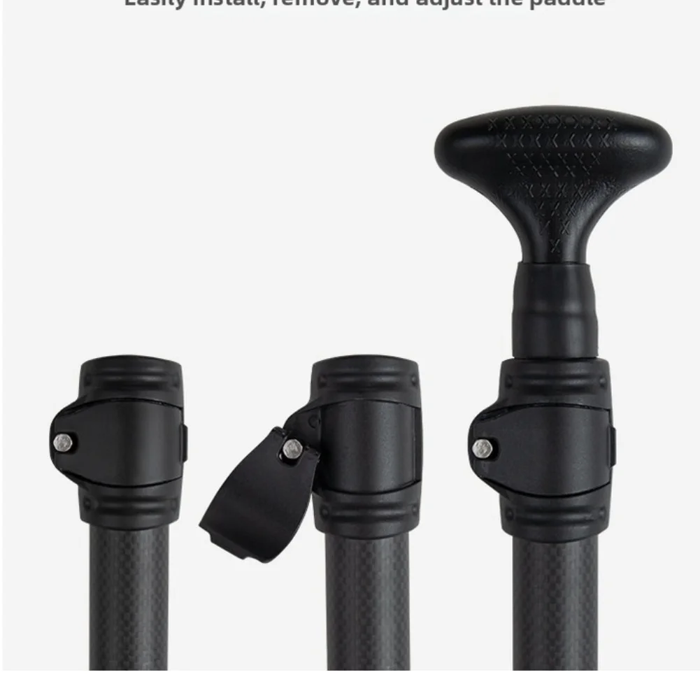 Lightweight For Stand-Up Paddle For Carbon Fiber Fiberglass Build Semi-Carbon Finish 3-Piece Adjustment System