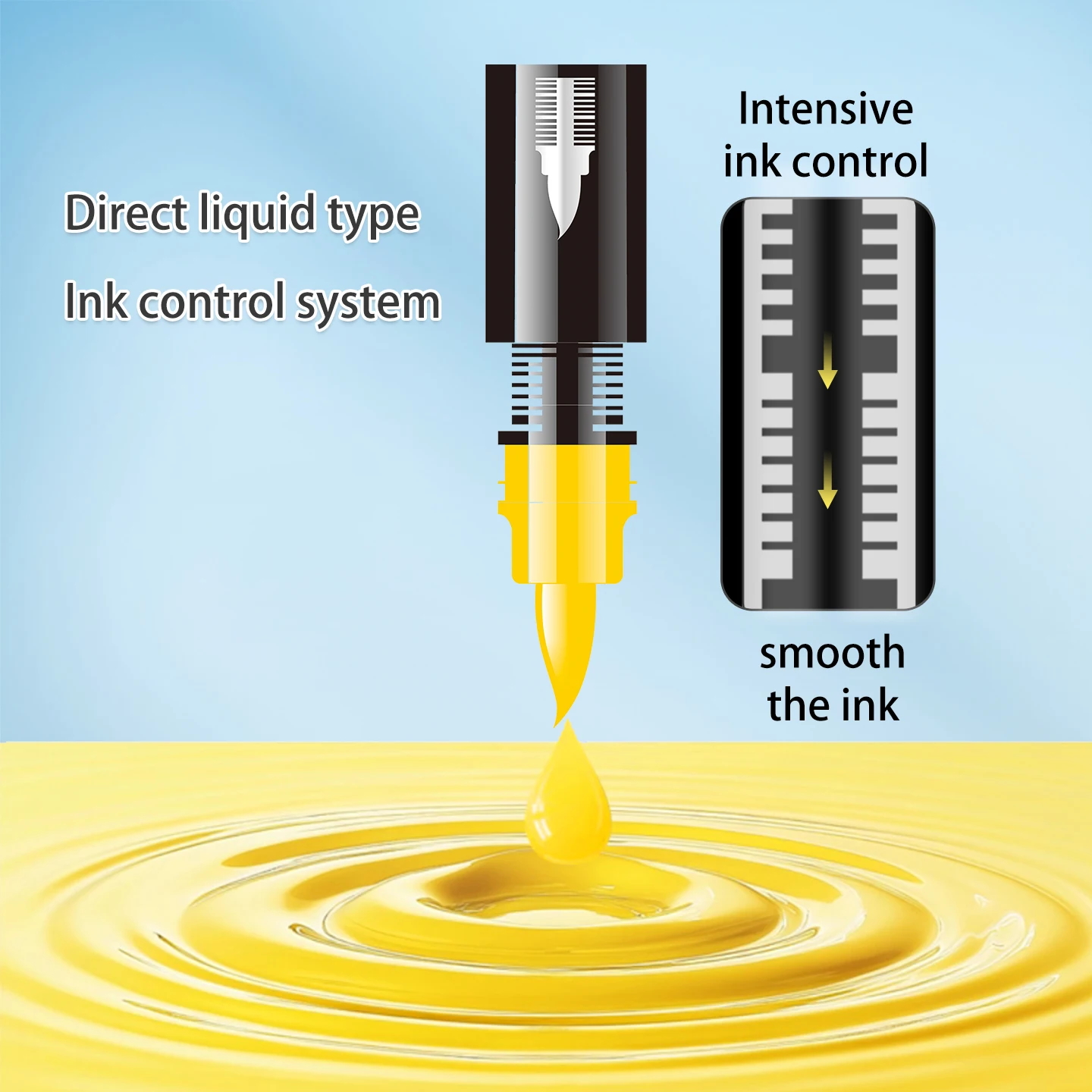 BAOKE MP2962, 60-цветный акриловый маркер, ручки и маркеры с мягким наконечником кисти, ручки с акриловой краской для поделок, художественных принадлежностей