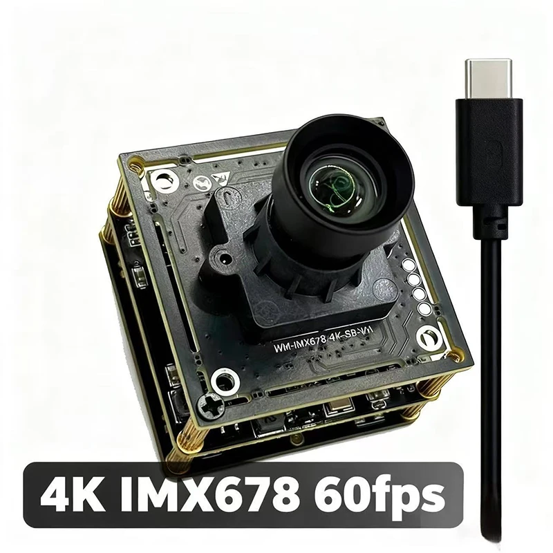 

IMX678 Sensor 60fps HD 4K 8MP 3840H x 2160 V USB3.0 Camera module MJPEG,YUV2 ,NV12,H264 ,H265,Used for video shooting