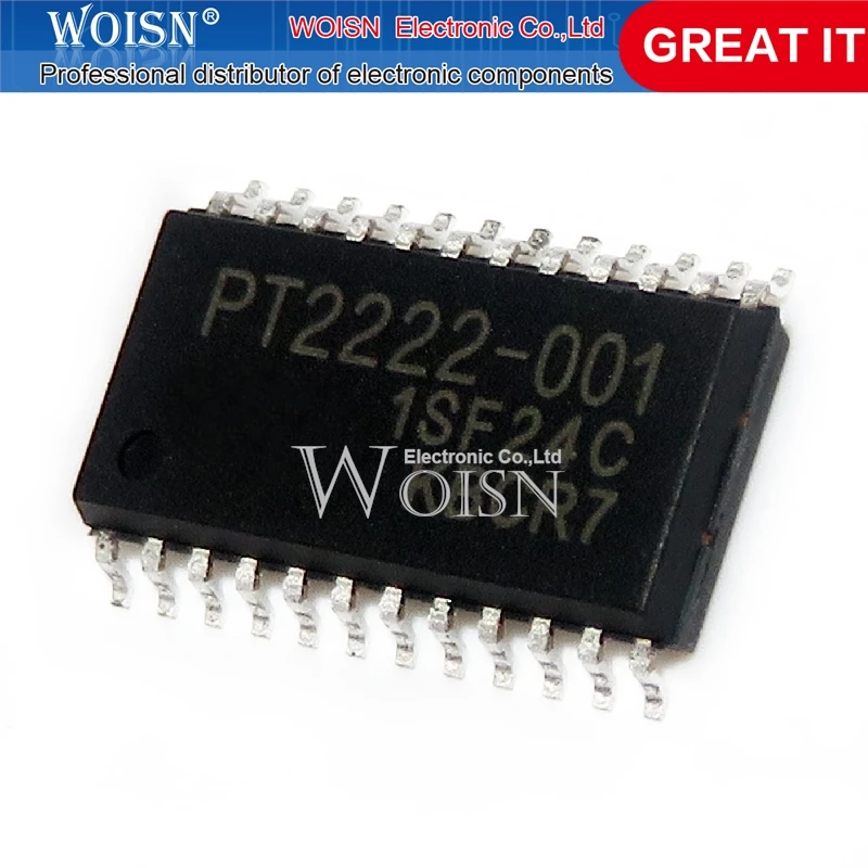 10PCS PT2222 PT2222001 PT2222-001 PT2222-002 SOP-24 In Stock