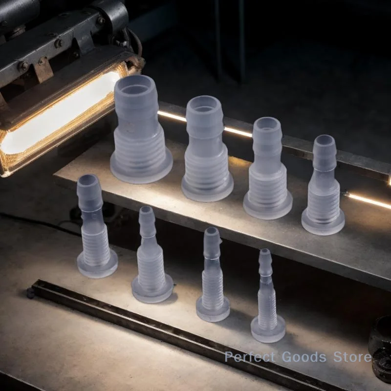 Premium M5-M16 rechte buisfittingen in food grade PP voor aquaria en irrigatie - 5-delige set