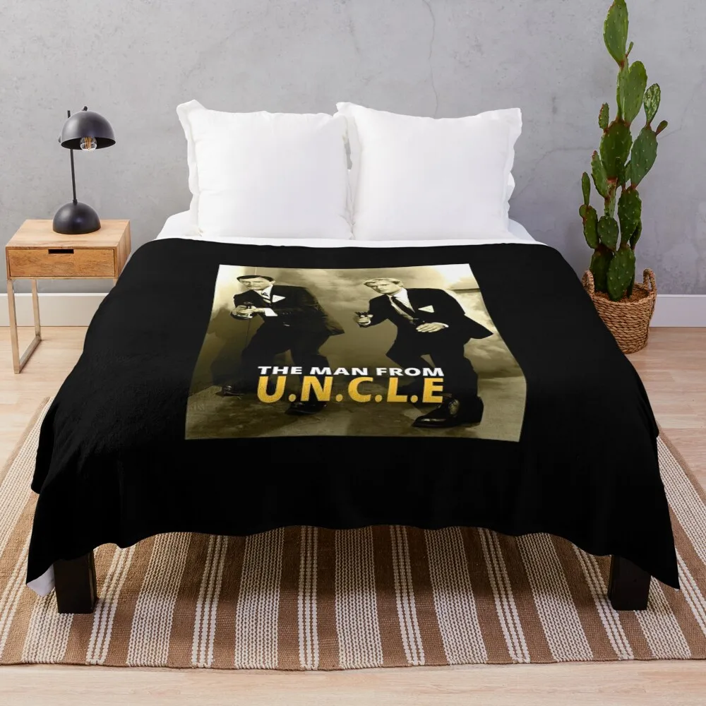 The Man from UNCLE 1964 Full Series Throw Blanket Furry Designers For Sofa Thin Beach Bed covers Blankets