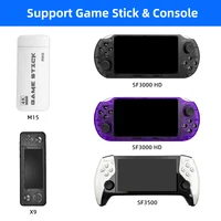 VILCORN 1PC/2PCS 2.4G Wireless Gamepad for M15 & X9 Game Stick Plug & Play Game Controller for SF3000HD Handheld Console Gaming 2