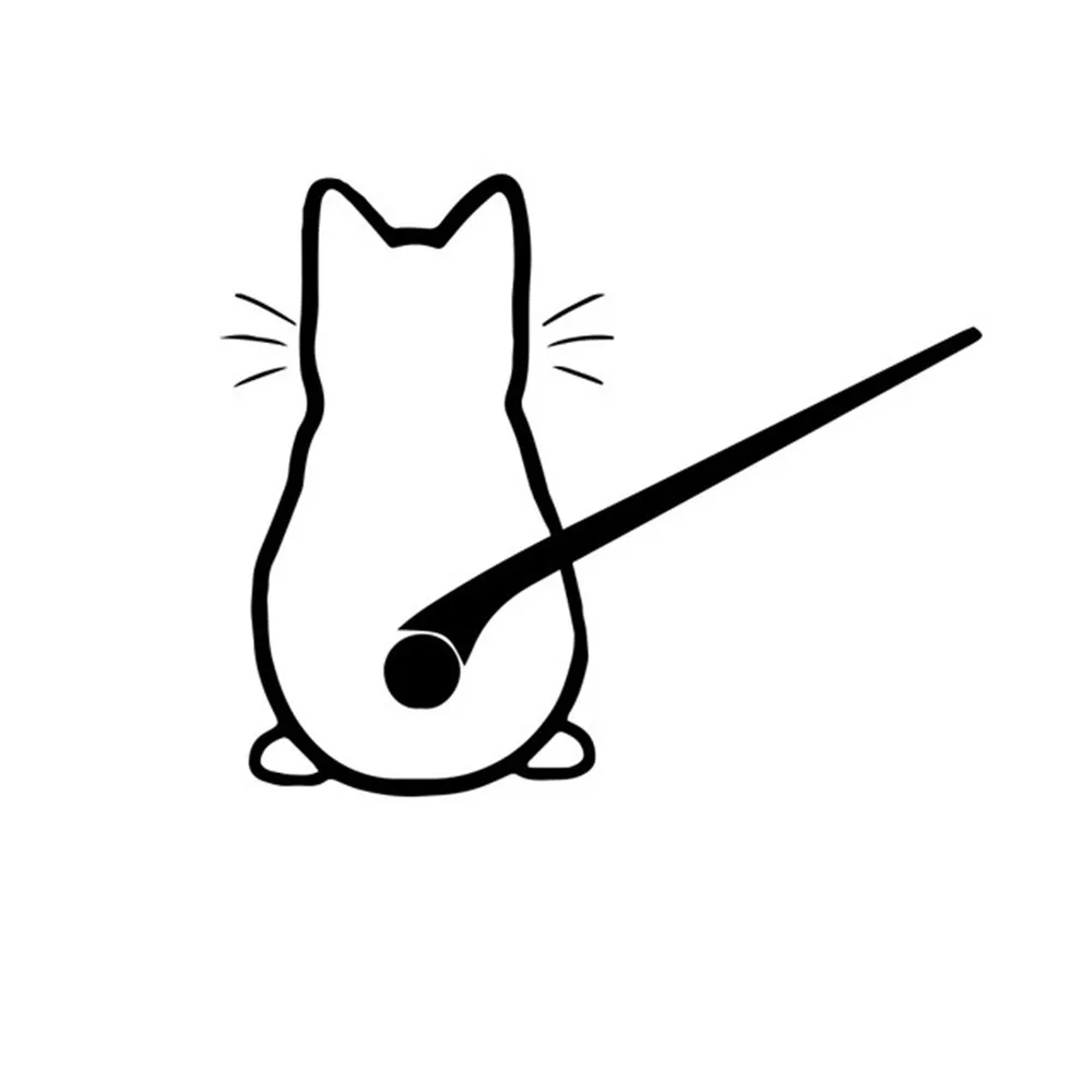 

Искусственный дизайн, забавная наклейка на заднее стекло