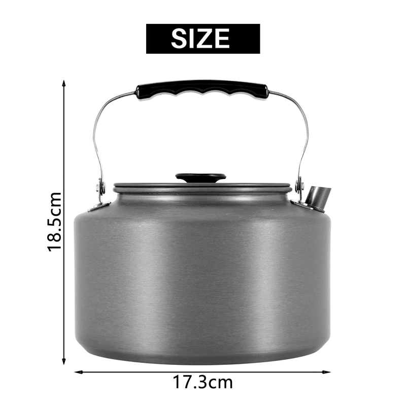 Camping Kettle 2.0L Open Campfire Coffee Tea Pot Fast Heating Outdoor Gear Great For Boiling Water Ultralight Portable