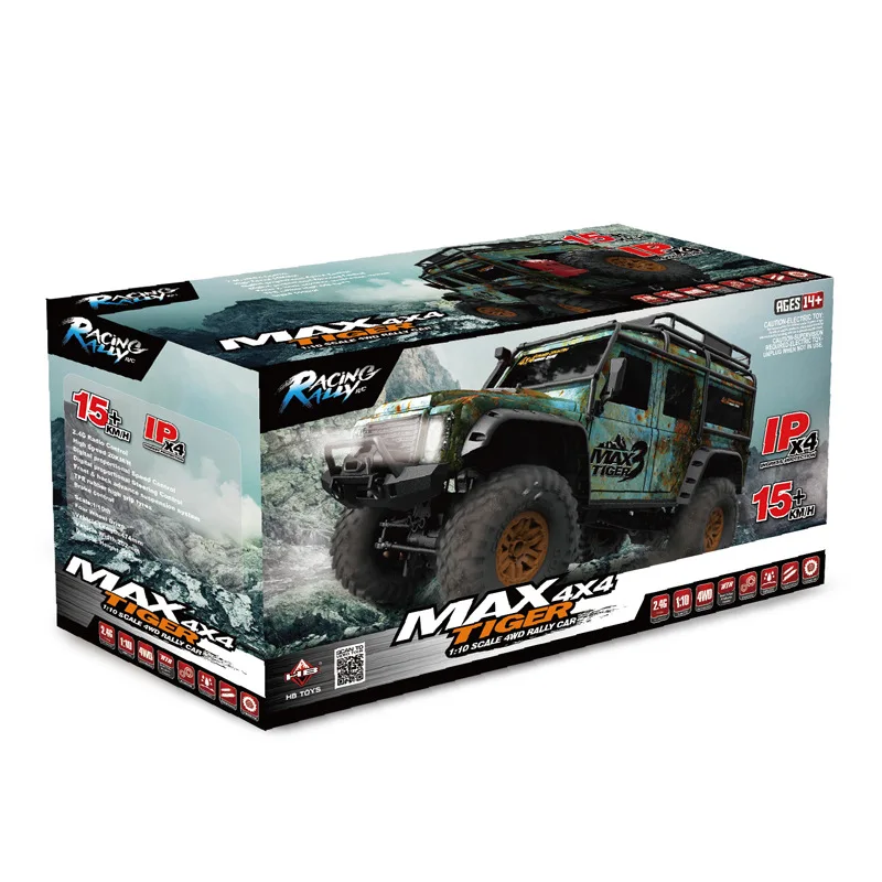 HB ZP1001 1:10 échelle télécommande voiture RC quatre roues motrices escalade tout-terrain modèle de véhicule jouet pour adultes et enfants