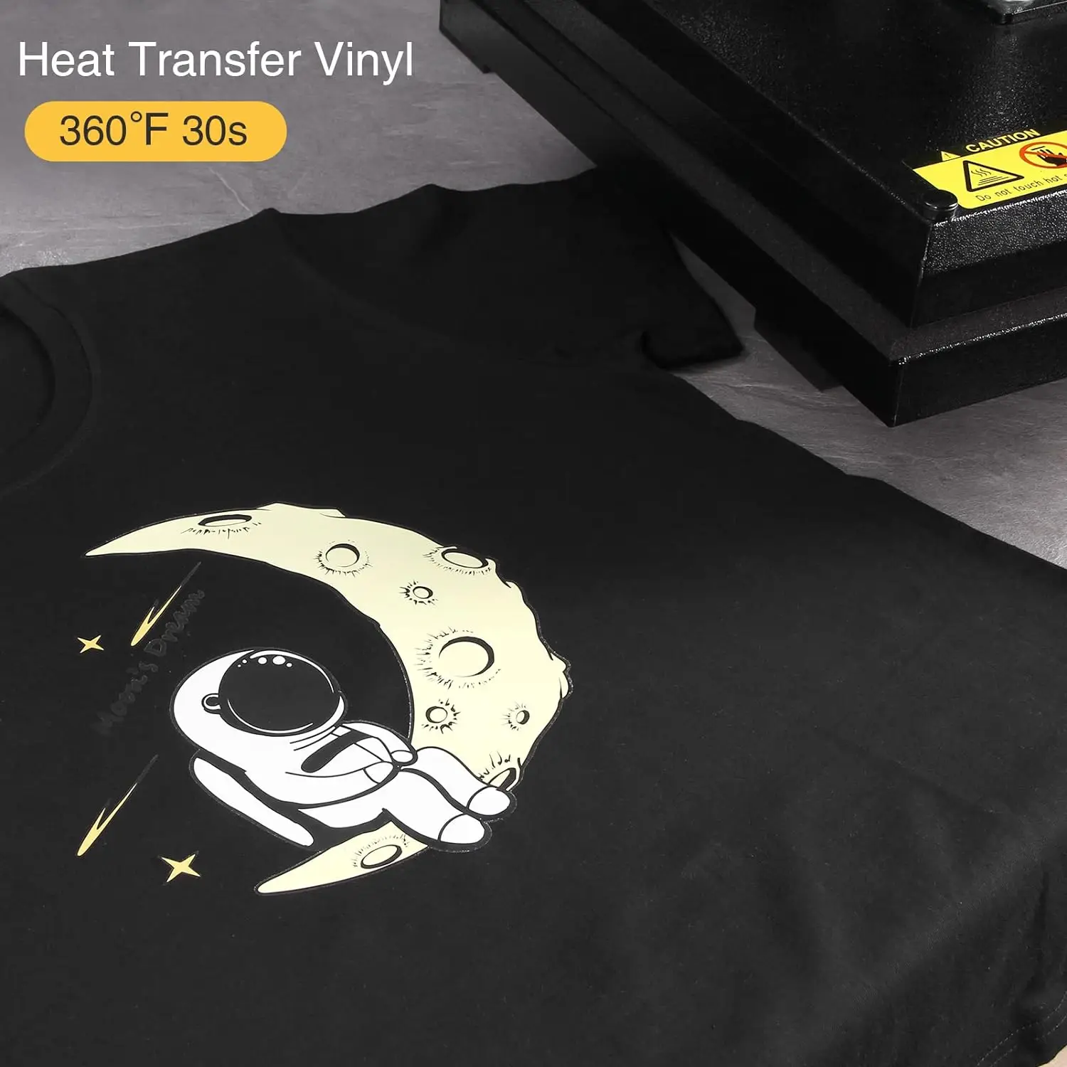 TUSY-prensa de calor para camisetas, calentamiento rápido para sublimación de calor y transferencia de vinilo, 15x15 pulgadas