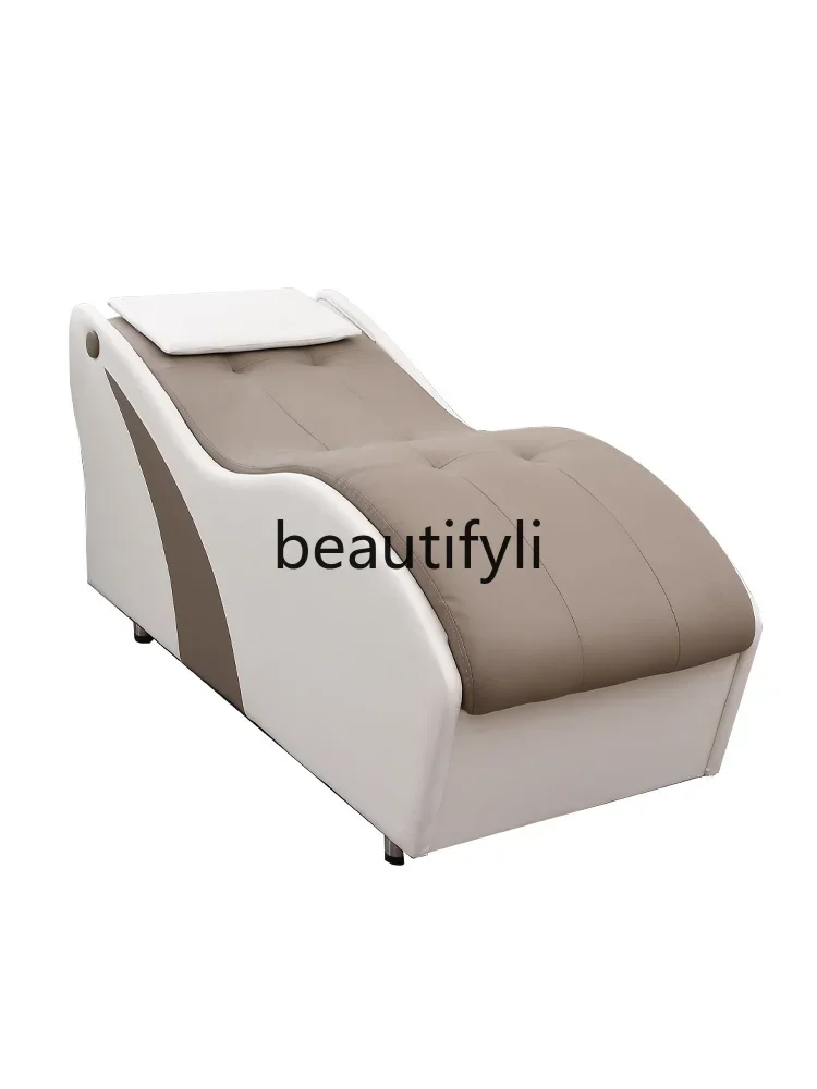 

Face wash beauty bed, special wood massage shampoo for beauty salon, S-type face wash bed, medical beauty physiotherapy bed