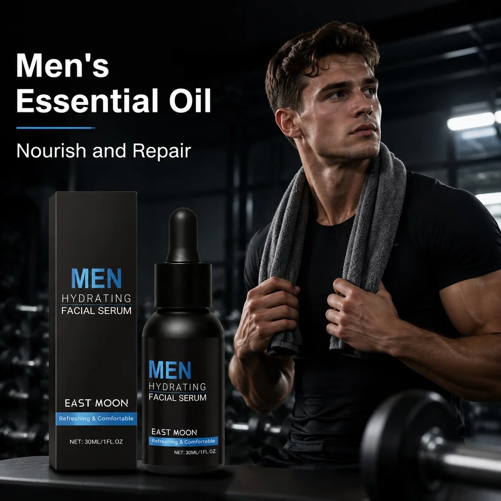 East Moon Man Face Serum Vitamin For Glowing Skin Care Reduce |Fine Line Moisturize Relief Pore Shrinking Natural Firming Serum