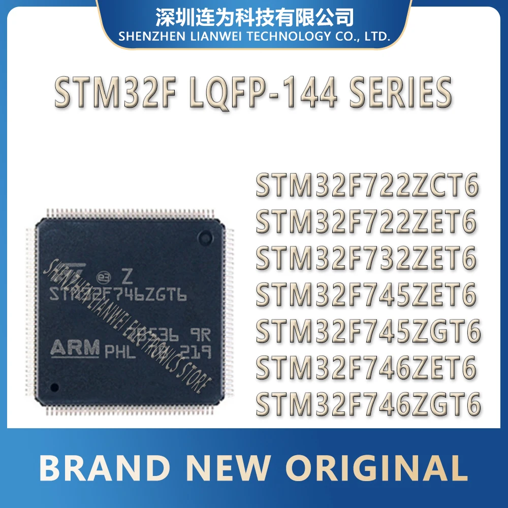 STM32F722ZCT6 STM32F722ZET6 STM32F732ZET6 STM32F745ZET6 STM32F745ZGT6 STM32F746ZET6 STM32F746ZGT6 STM32F STM32 STM IC MCU Chip