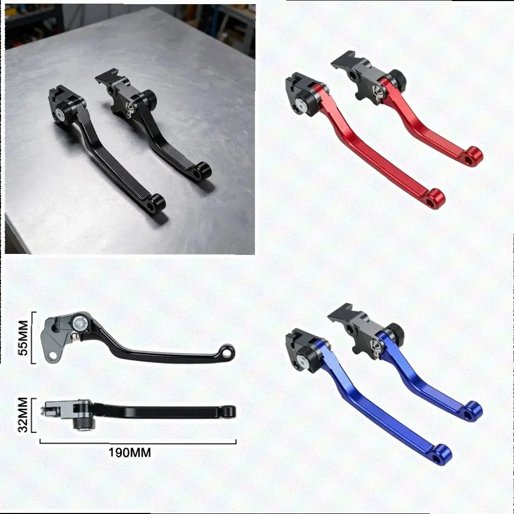 Motorcycle Control Parts Black red blue Brake Clutch Lever High-strength Construction Ultra-lightweight Design