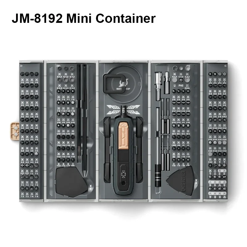 

JM-8192 180 In 1 Precision Screwdriver Tool Set For Mobile Phone Computer Tablet Disassembly Repair Box Screwdriver