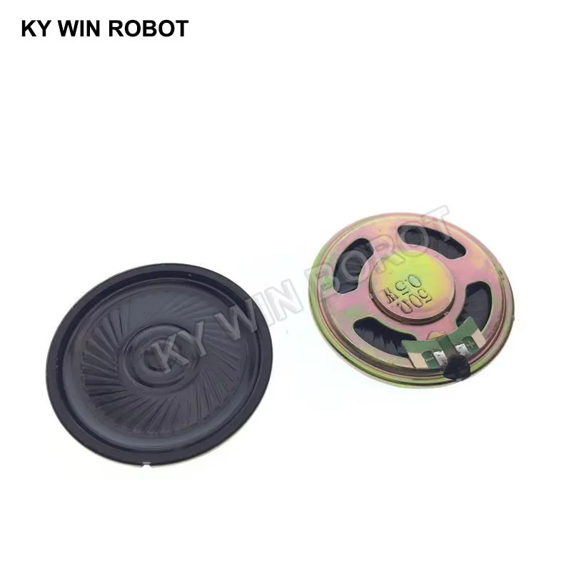 

2pcs/lot New Ultra-thin Mini speaker 50 ohms 0.5 watt 0.5W 50R speaker Diameter 40MM 4CM thickness 5MM IC Electronic components