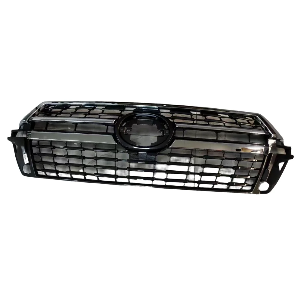 Exterior Front Bumper Mesh Mask Cover Abs Grille Fit For Landcruiser Lc200 2017 2018 2019 2020 Racing Grills Grill Auto Parts