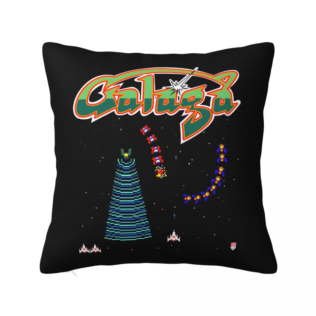 

Mod.5 Arcade Galaga 1981 Space Invaders Video Game Juego Retro Vintage 80s Gaming Console Aliens 8-Bits Gamer Pillowcase Cover