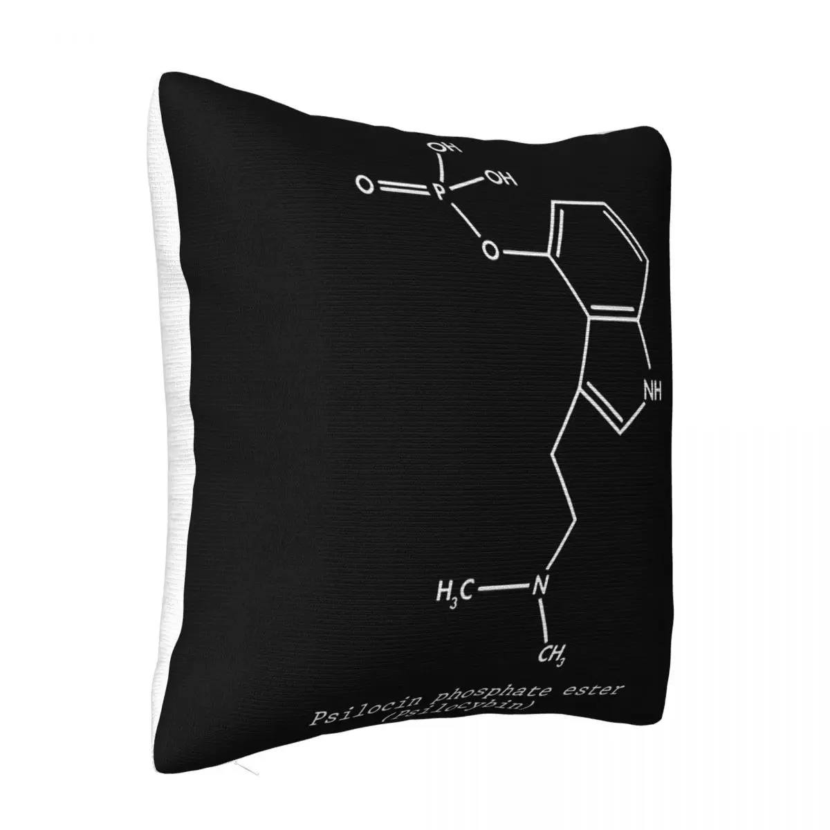 Psilocybin Molecule Mushroom Magic Psilocybin Stoner Gift Hippie Tee Straight Pillow Case