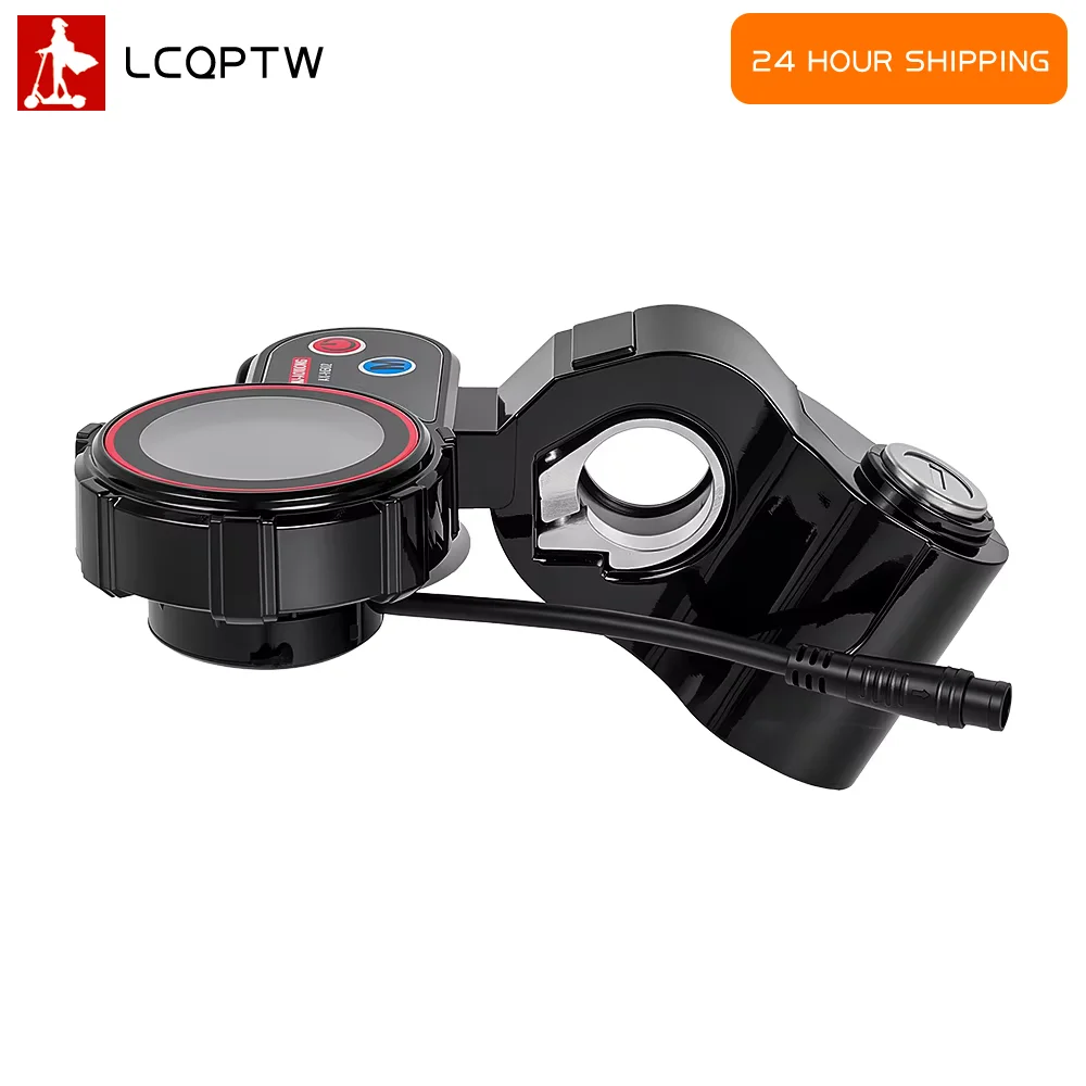 

NJAX-T LED 48V 6Pin LCD Dashboard with Key for Zero 8 9 10 8X 10X 11X Electric Scooter Display Throttle Instrument Accessories