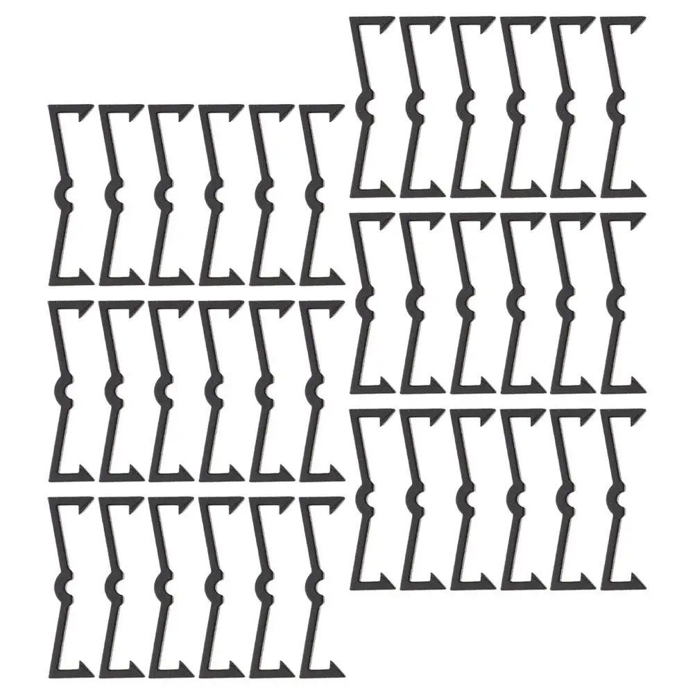 

100 Pcs Hook Fasteners Plastic Pegboard Locks Garage Accessories Hooks Easy Installation Sturdy Connection