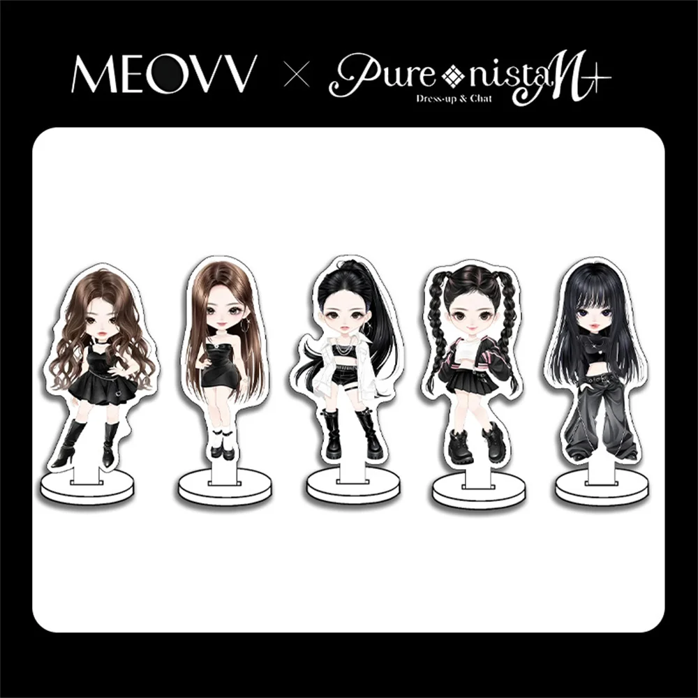 

KPOP MEOVV Standing Figure Pop-up Store Acrylic Desktop Ornament Gawon Sooin Anna Narin Fans Collcetion Gifts
