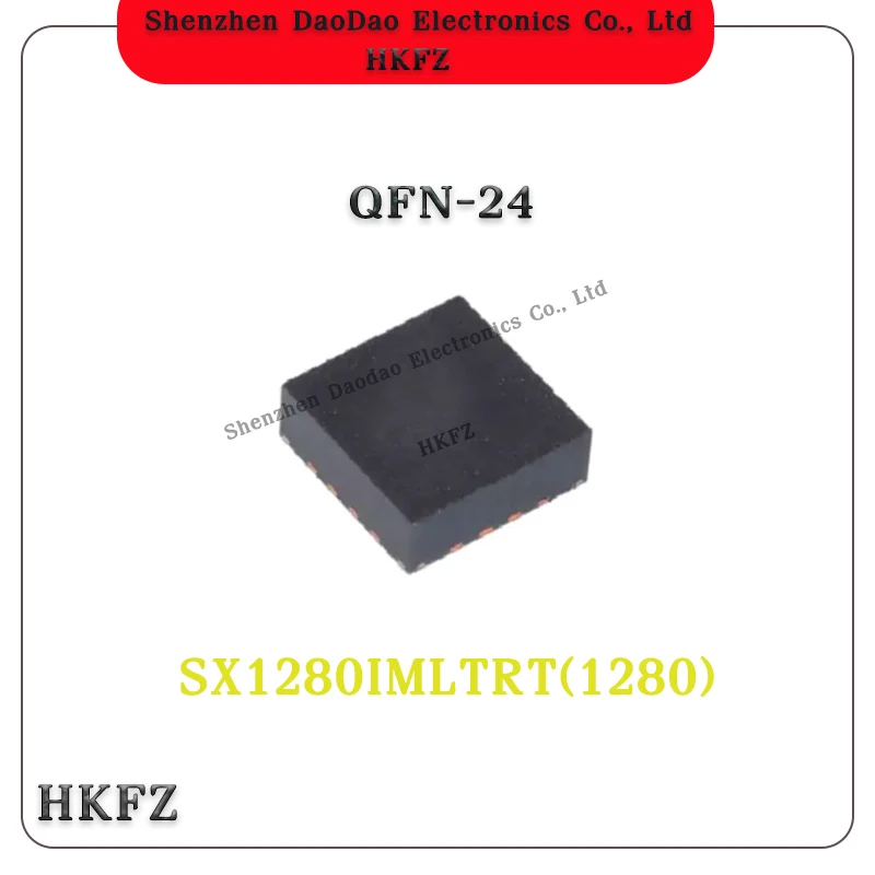 

SX1280IMLTRT Silk Screen 1280 QFN-24 Remote Low Power LoRa 2.4GHz RF Transceiver Chip IC New Original