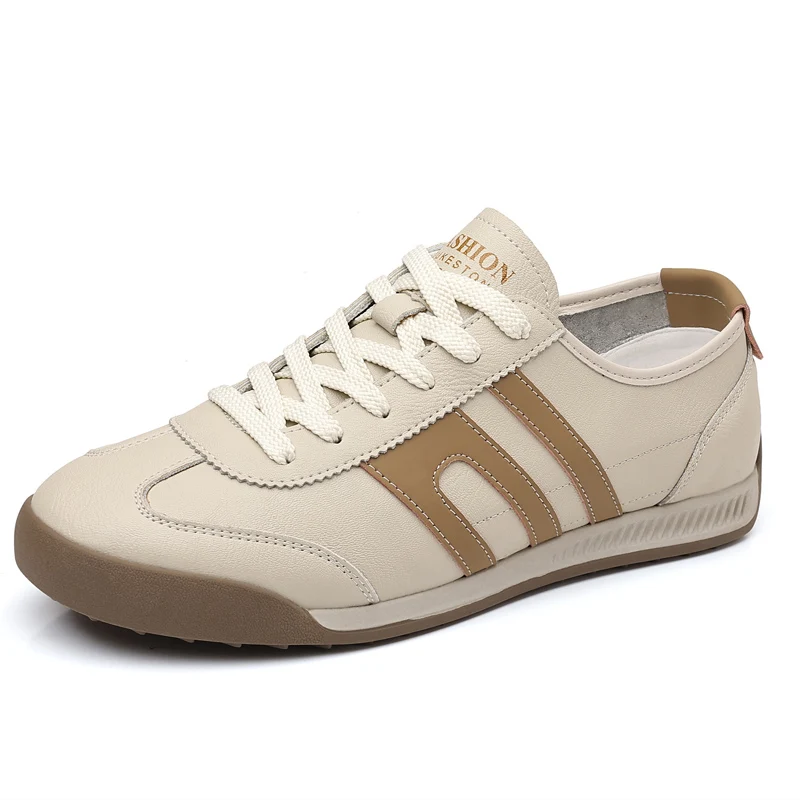 

Fashionable casual men's leather shoes - high-quality new model, Korean style, various styles, suitable for all occasions.